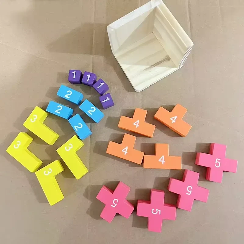 3D Luban Interlocking Wooden Cube Puzzle - Educational Brain Teaser Toy for Kids (Ages 6+)