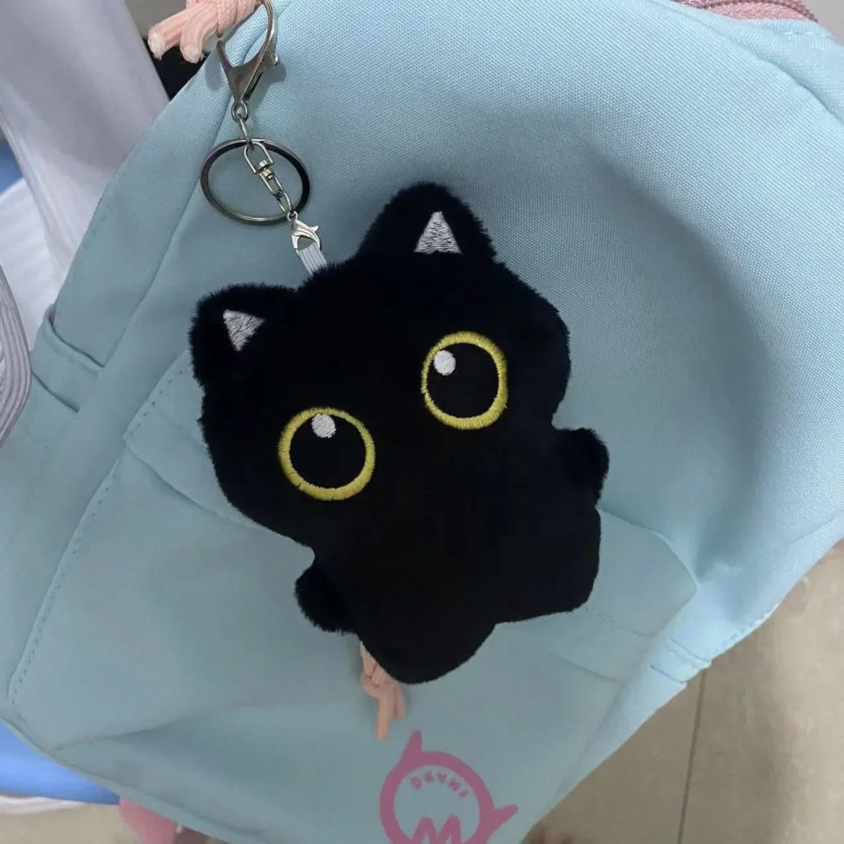 Cute Black Cat Plush Toy Doll – Soft Cuddly Pillow & Pendant Gift