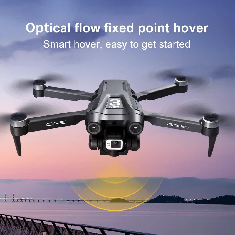 KBDFA Mini Z908Pro Max Drone with 4K ESC Camera and Obstacle Avoidance