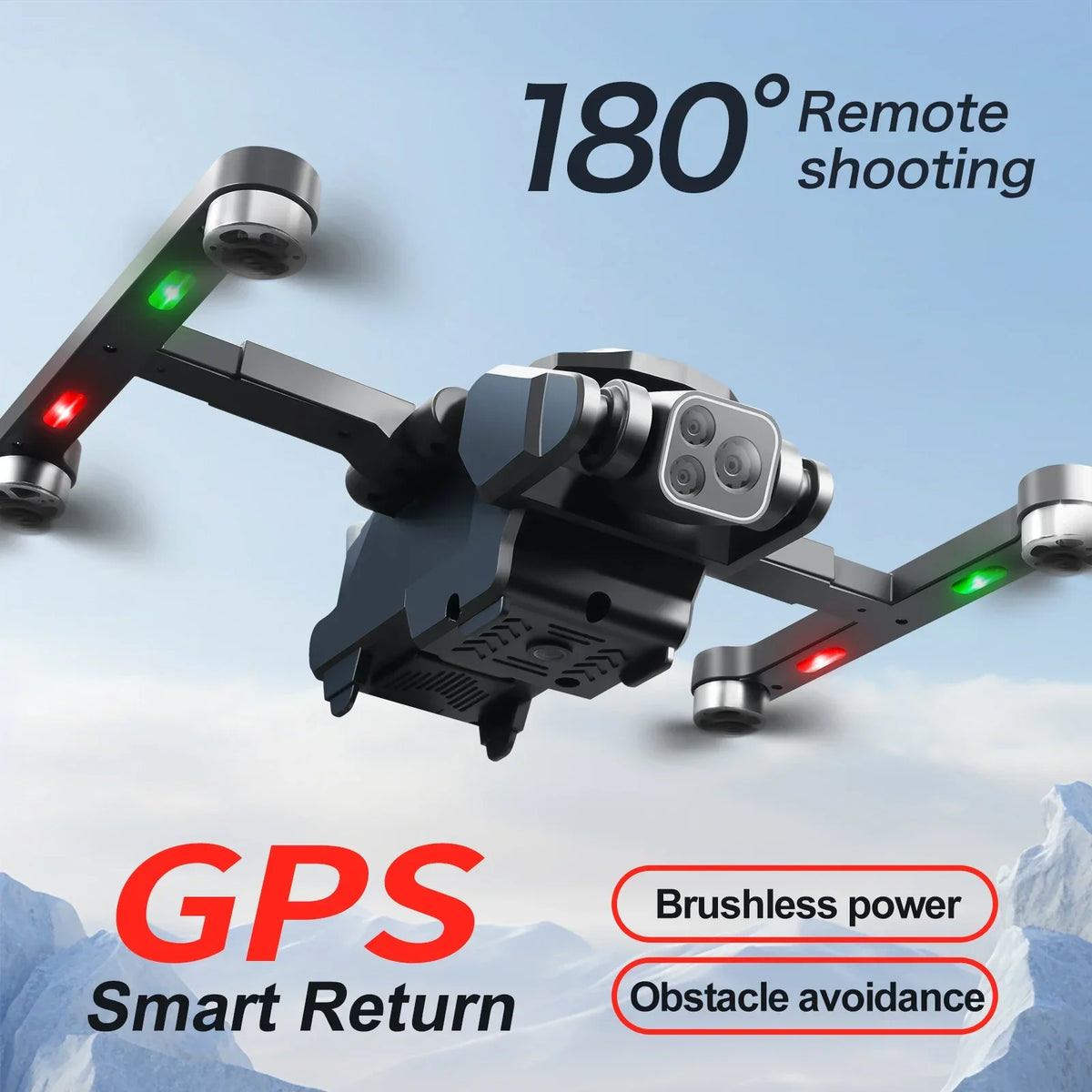 S188 GPS Drone 8K HD Dual Camera 5G WiFi Obstacle Avoidance Brushless Foldable Quadcopter RC 2KM Range Toy