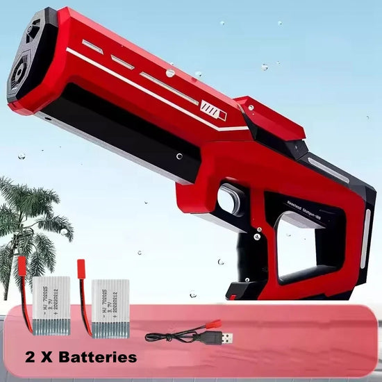 43cm Full Automatic Electric Water Gun – Portable Summer Beach Toy for Kids and Adults