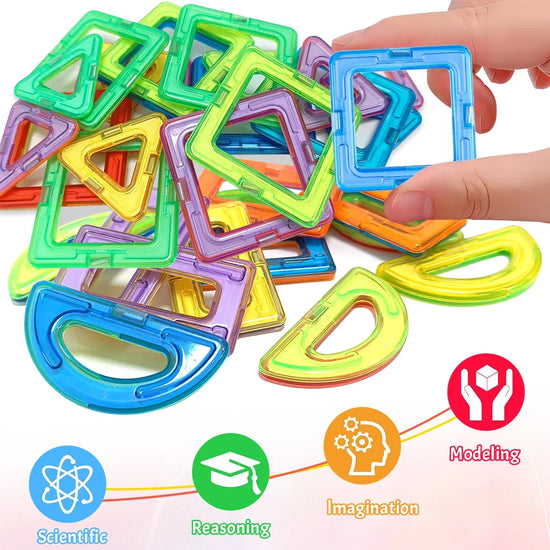 Big Size DIY Magnetic Building Blocks Construction Toy STEM