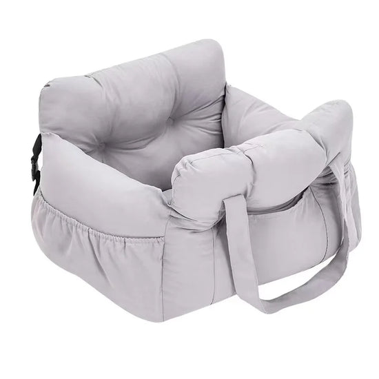 Dog Car Seat with Safety Belt | Non-Slip Pet Travel Bed for Small Dogs