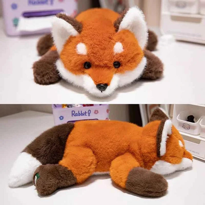 Kawaii Fox Plush Toy (11.8-23.6 in) - Soft Cartoon Stuffed Animal Cuddly Doll Gift