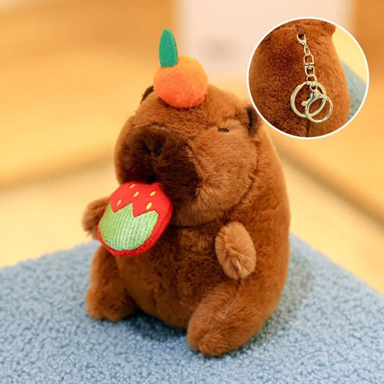 Cute Capybara Plush Toy – Hoodie with Wings Stuffed Animal Doll