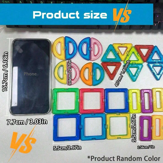 Magnetic Building Blocks Set STEM Magnet Construction Toys
