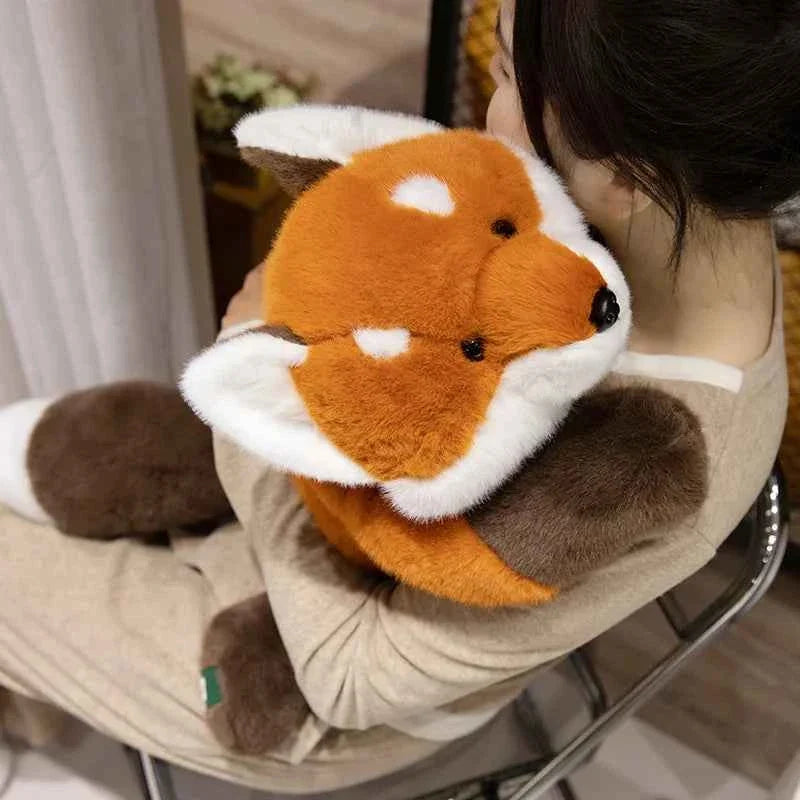 Kawaii Fox Plush Toy (11.8-23.6 in) - Soft Cartoon Stuffed Animal Cuddly Doll Gift