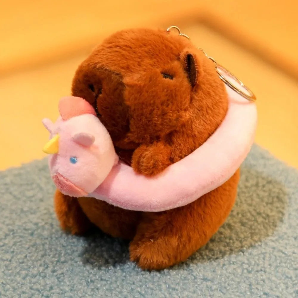 Cute Capybara Plush Toy – Hoodie with Wings Stuffed Animal Doll