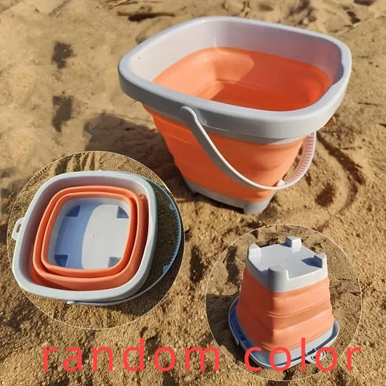 Kids Beach Sand Toys Set With Bucket Shovel Molds — Sandbox Kit For Outdoor Play