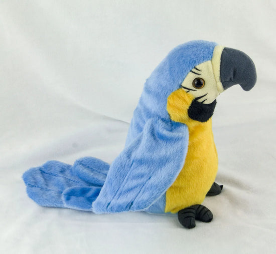 Talking Macaw Parrot Plush Toy – Repeat & Speak Animated Bird