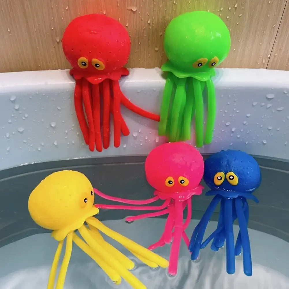 Baby Bath Toy Octopus – Sponge Water Squeeze & Summer Bath Fun