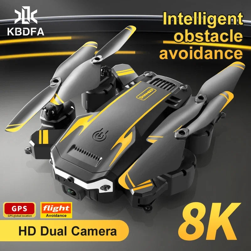 KBDFA G6 Drone 5G 8K HD Camera GPS Four-Sided Obstacle Avoidance RC Helicopter FPV WiFi Foldable Quadcopter Toy