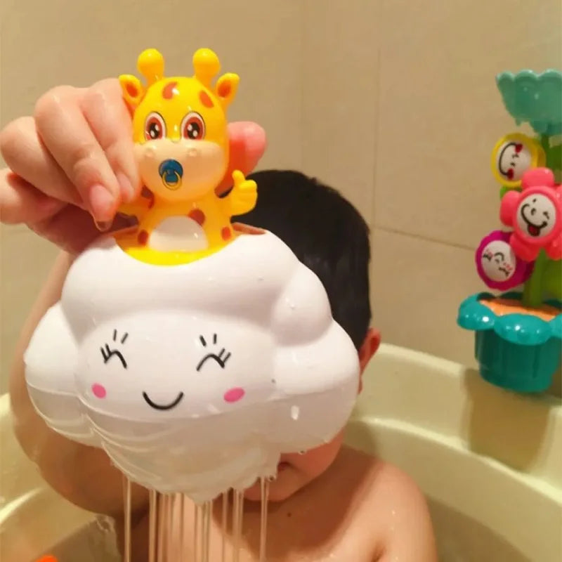 Baby Bath Toy – Cute Cloud Water Sprayer & Swimming Bath Toy