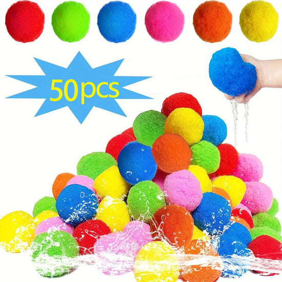 Reusable Water Balls and Water Balloons for Outdoor Toys and Pool Games