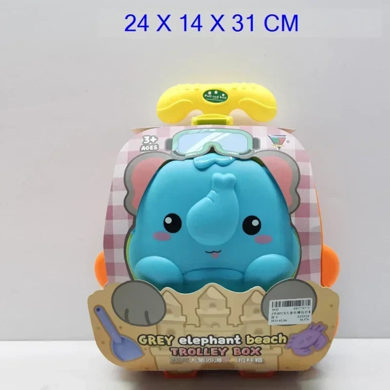 Summer Beach Sand Play Toy Kit with Bucket and Tools for Kids