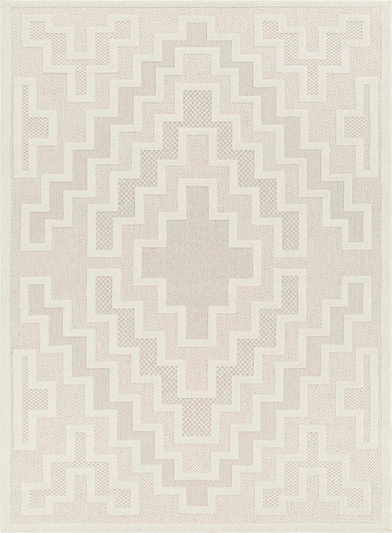Diza Cream Outdoor Rug - Clearance