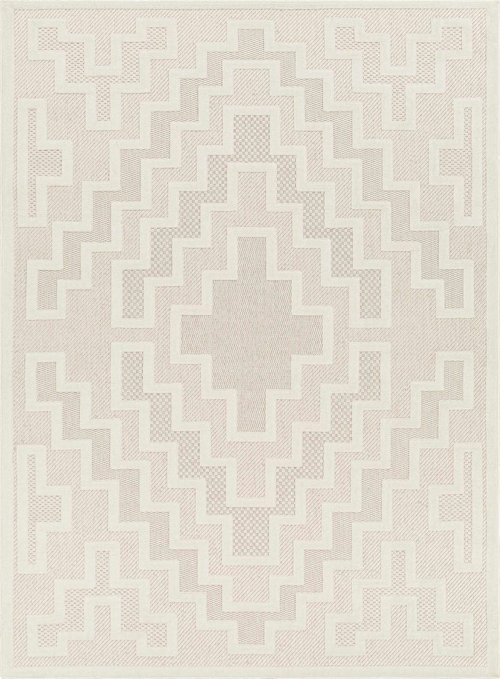 Diza Cream Outdoor Rug - Clearance