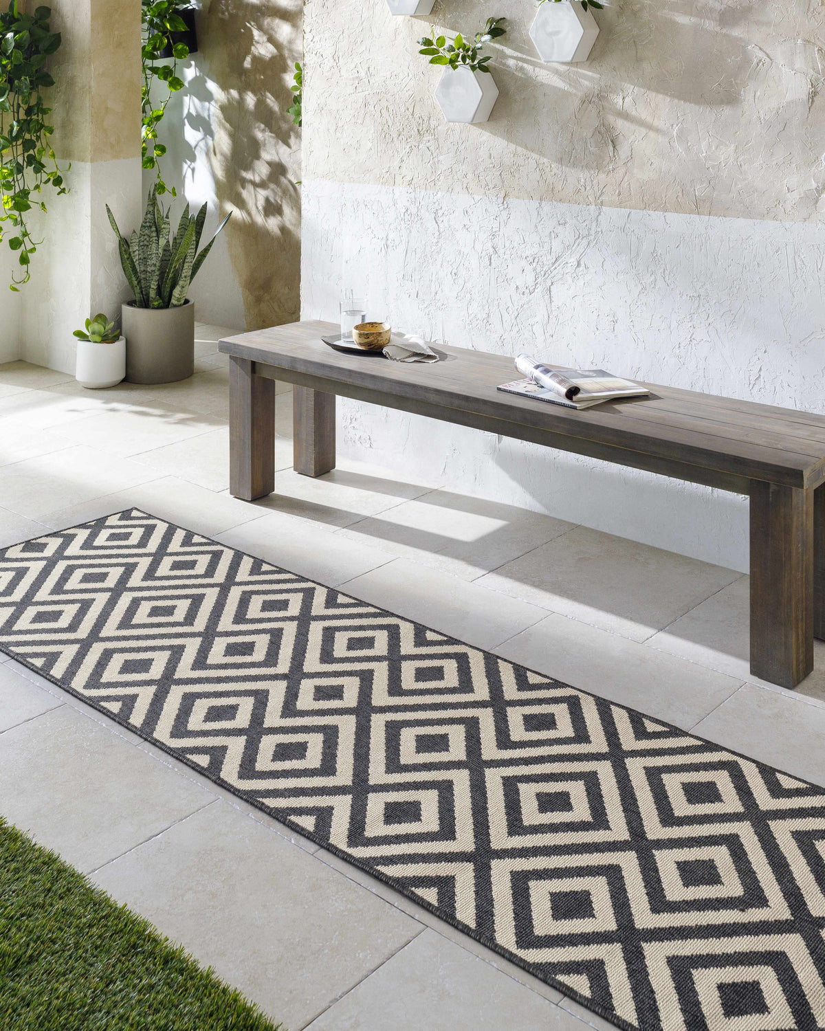 Spilsby Geometric Outdoor Rug - Clearance