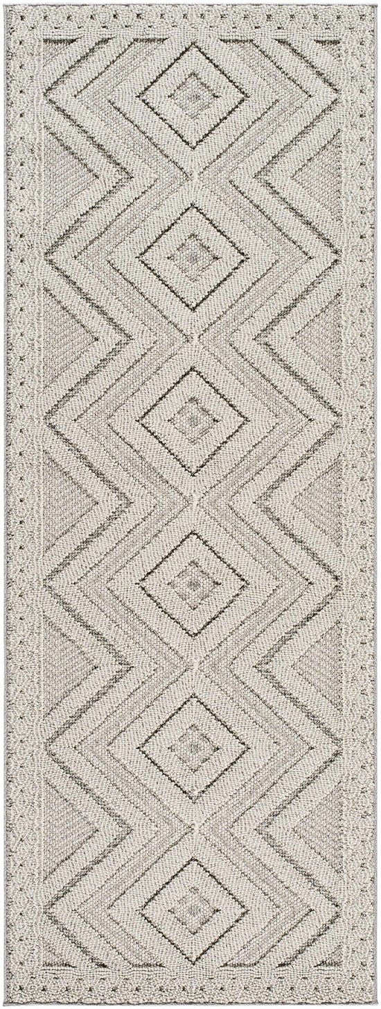 Aimee Natural Gray Outdoor Area Rug - Clearance
