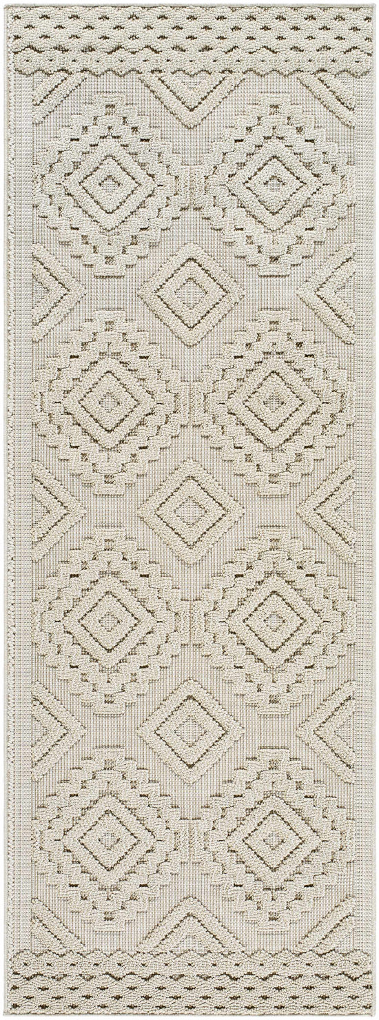 Arwid Bone Outdoor Area Rug - Clearance