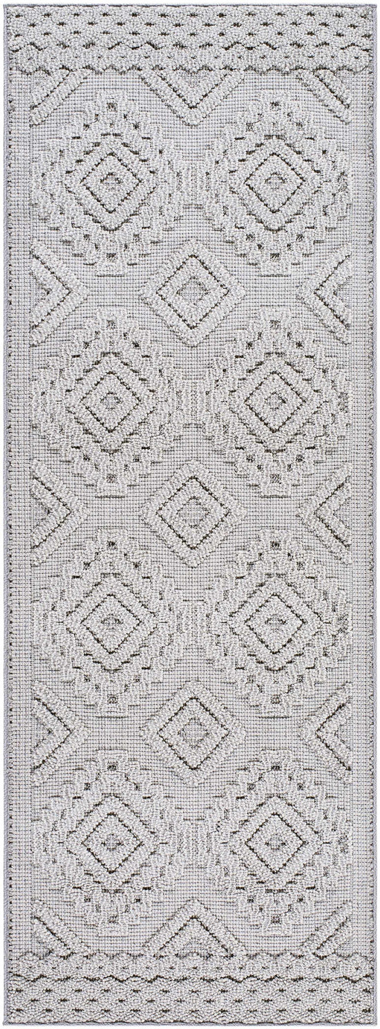 Arwid Light Gray Outdoor Area Rug - Clearance