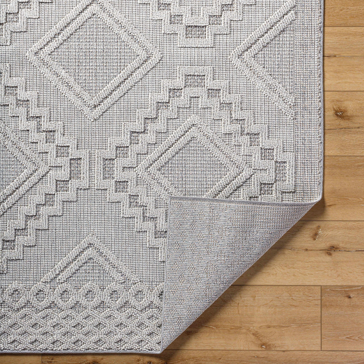 Arwid Light Gray Outdoor Area Rug - Clearance