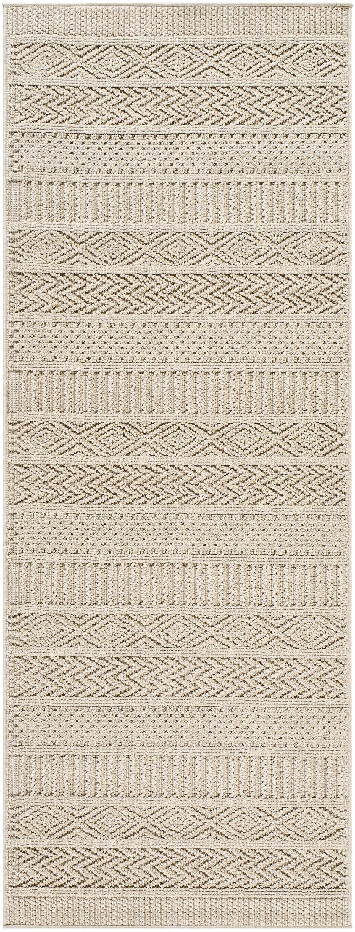 Corom Beige Outdoor Area Rug - Clearance