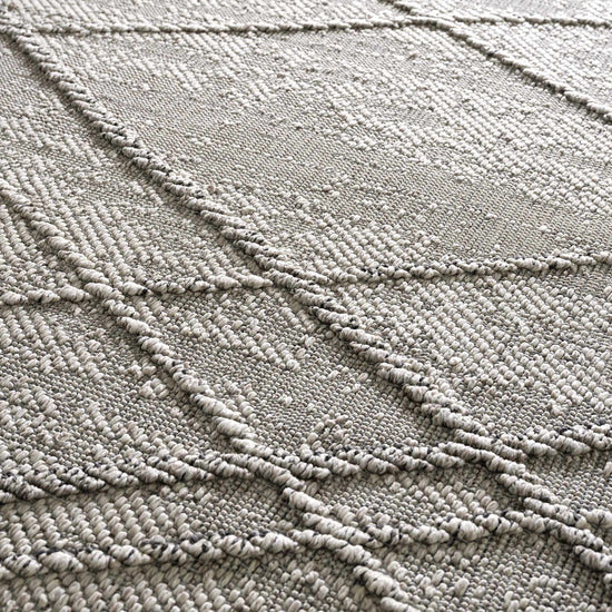 Baqer Bone & Taupe Textured Performance Outdoor Rug - Clearance