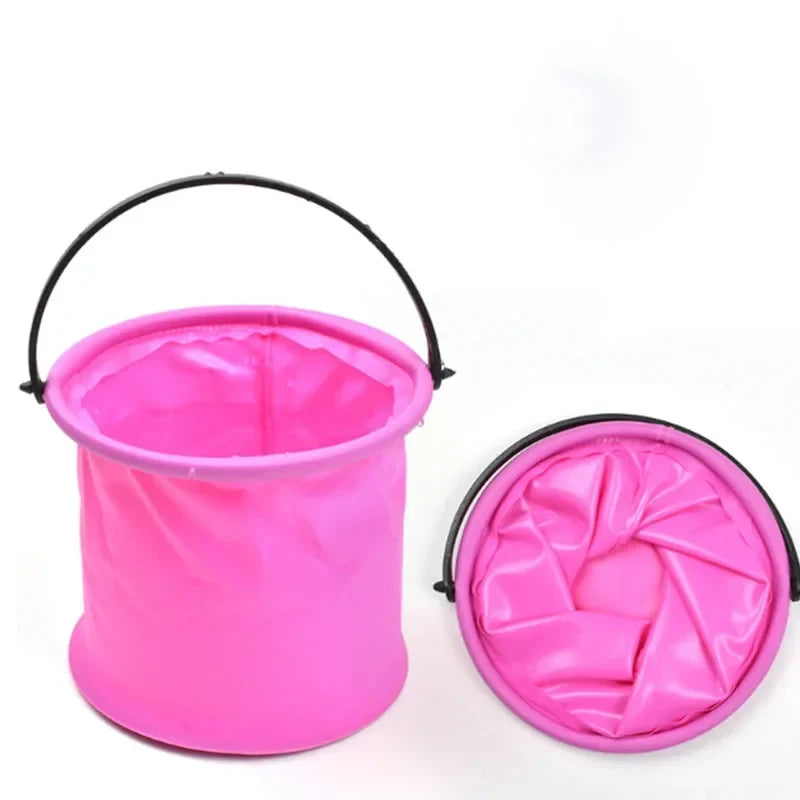 Collapsible Beach Sand Bucket Toy for Kids Outdoor Pool and Summer Water Play