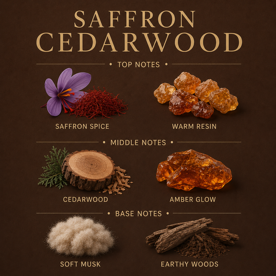 Saffron Cedarwood Room Spray