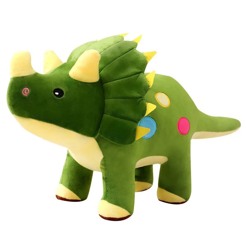 Dinosaur Plush Toy – Triceratops & Stegosaurus Stuffed Doll