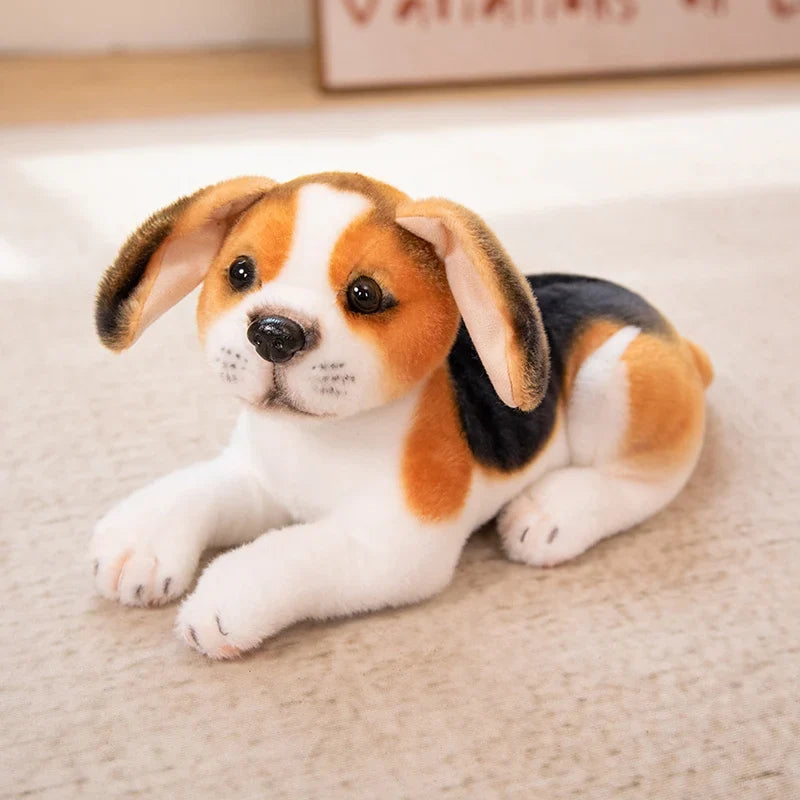 Realistic Dalmatian Plush Toy – Cute Spotted Dog Stuffed Animal Puppy Doll
