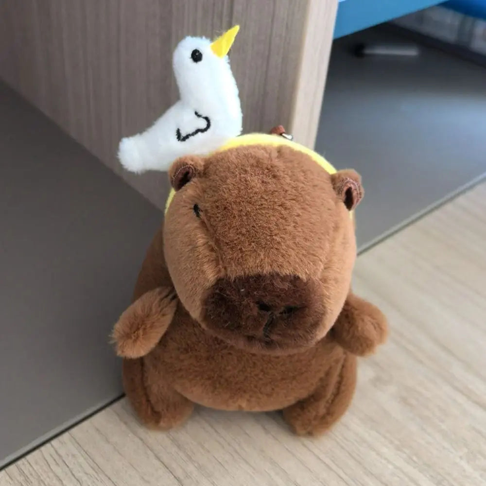 Cute Capybara Plush Toy – Hoodie with Wings Stuffed Animal Doll