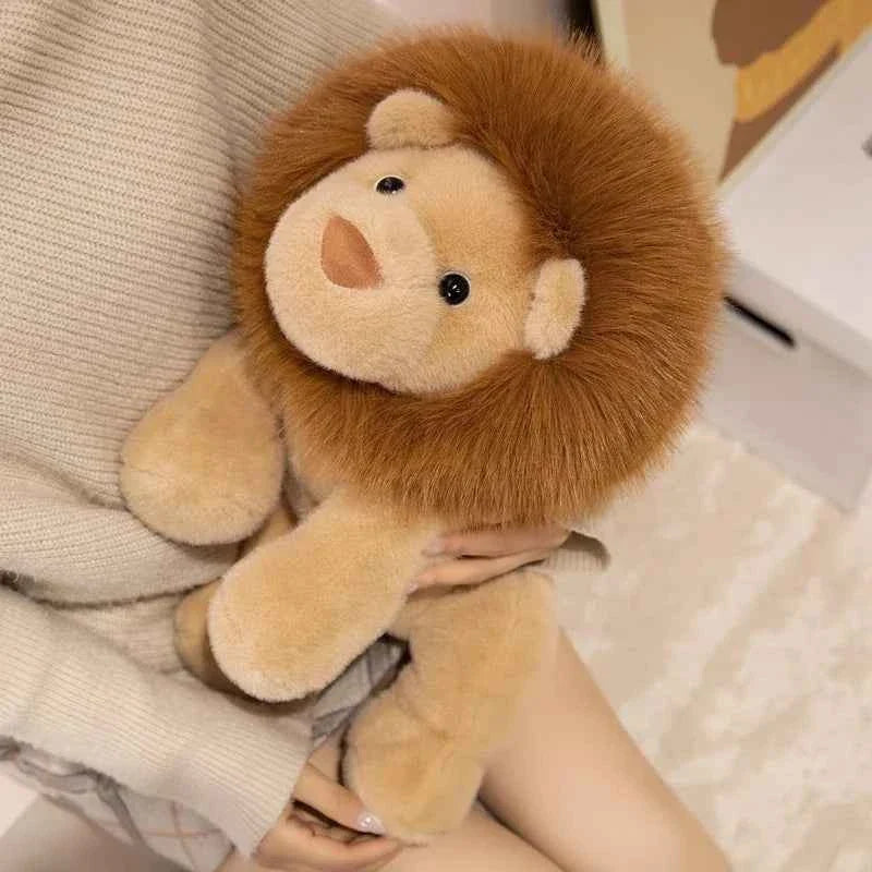 Kawaii Lion Plush Toy – Soft Cartoon Stuffed Animal Doll