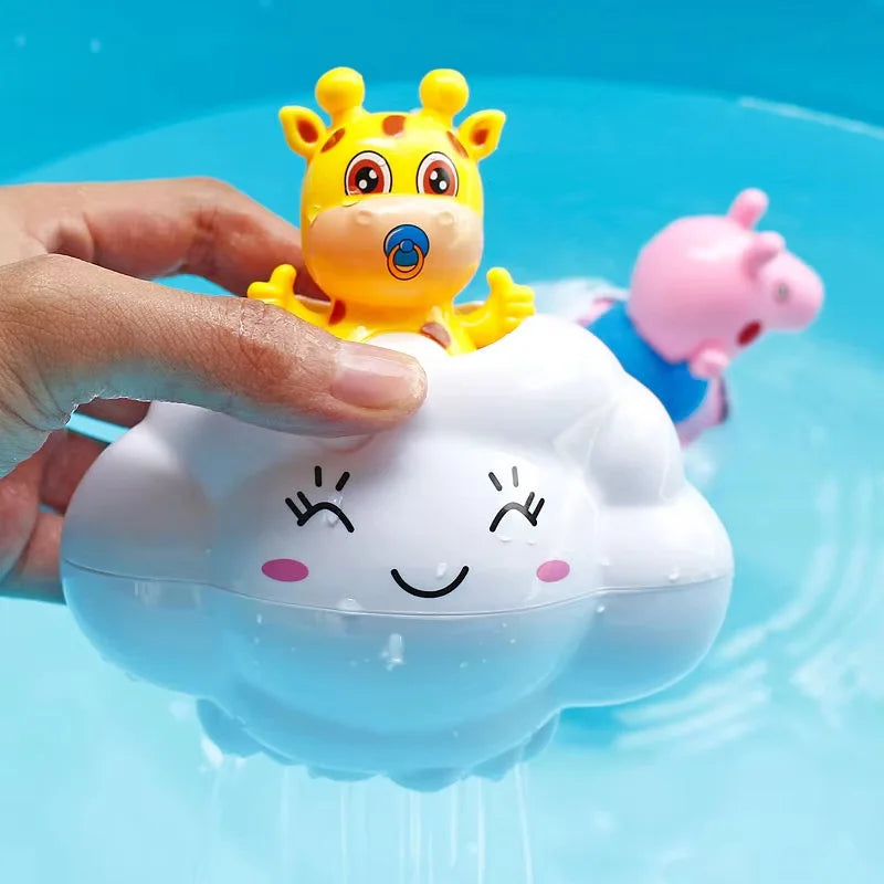 Baby Bath Toy – Cute Cloud Water Sprayer & Swimming Bath Toy