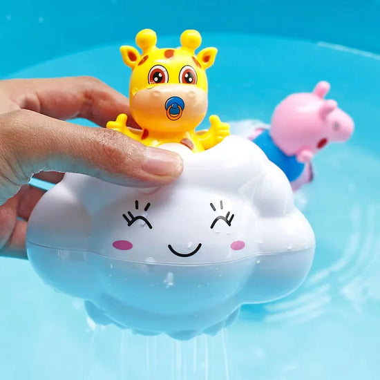 Baby Bath Toy – Cute Cloud Water Sprayer & Swimming Bath Toy