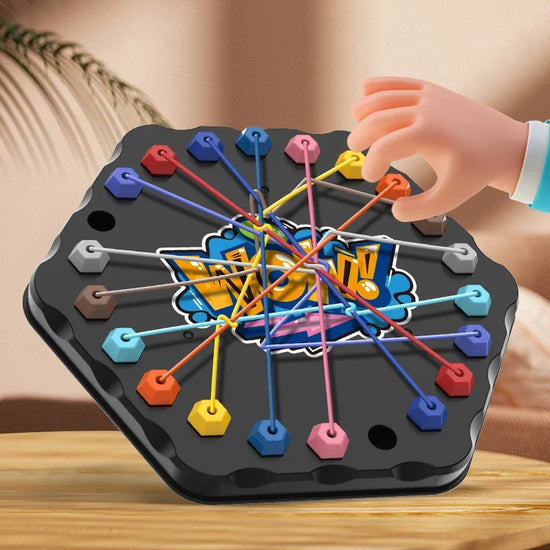 Rope Tangle Puzzle Toy - Educational Brain Teaser for Kids, Logic & Focus Game for Parent-Child Play