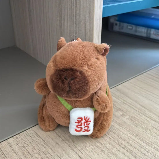 Cute Capybara Plush Toy – Hoodie with Wings Stuffed Animal Doll