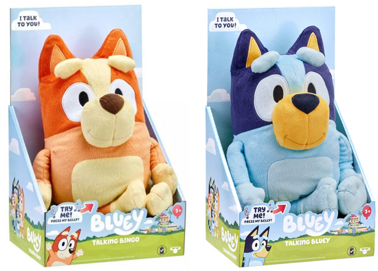 Talking Bluey - Interactive 13" Sing Along Plush