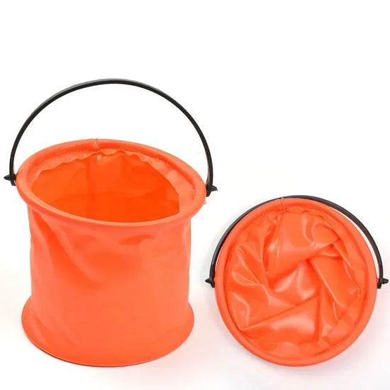 Collapsible Beach Sand Bucket Toy for Kids Outdoor Pool and Summer Water Play
