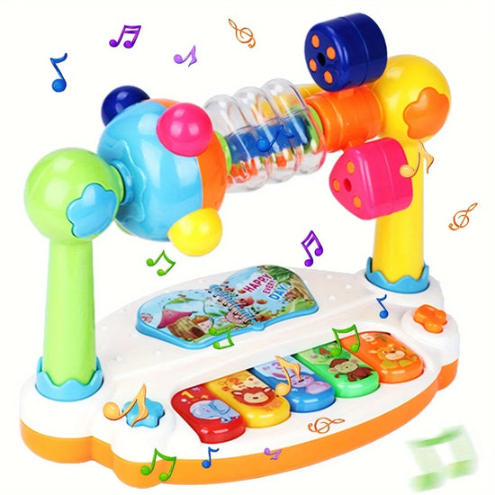 Baby Musical Piano Keyboard Toys, Rhythm Game & Song Play Activity Learning Toy, Christmas Gifts, Halloween Gifts