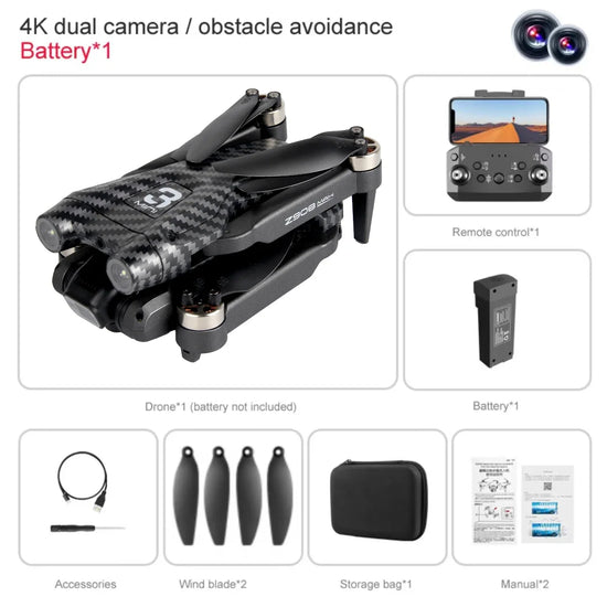 KBDFA Mini Z908Pro Max Drone with 4K ESC Camera and Obstacle Avoidance