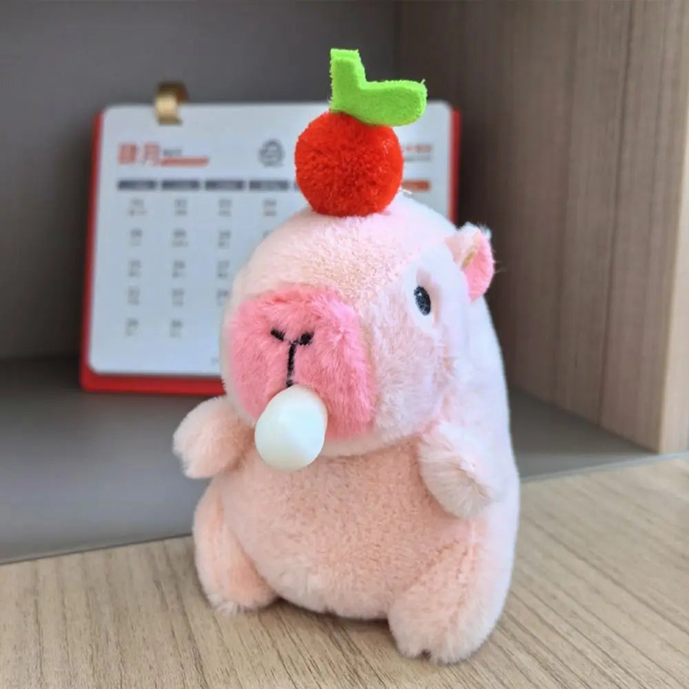 Cute Capybara Plush Toy – Hoodie with Wings Stuffed Animal Doll