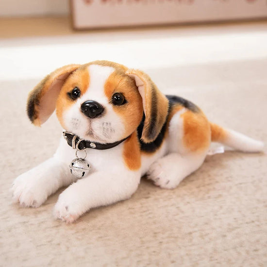 Realistic Dalmatian Plush Toy – Cute Spotted Dog Stuffed Animal Puppy Doll
