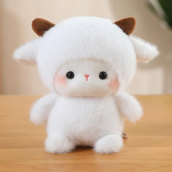 Cute Sitting Animal Plush Toys – Red Panda, Fox, Sloth & More