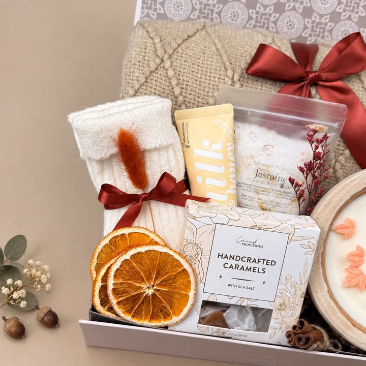 Fall Sending A Hug Gift Set with Pumpkin