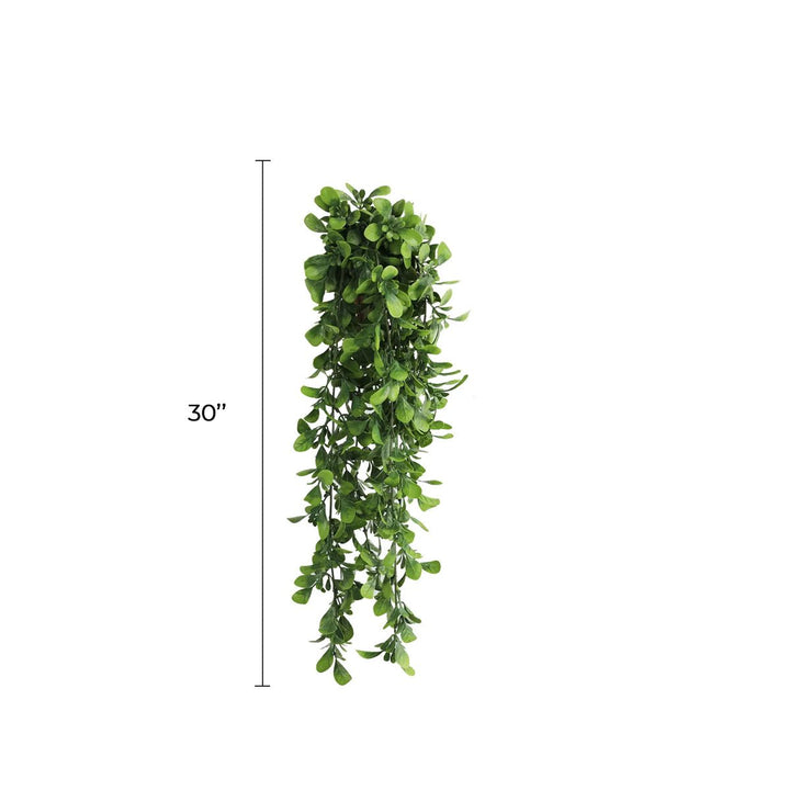 Creeping Fig Garland Artificial Hanging Bush 7.1×30in – NFPA 701 Certified – UV Resistant, decorative foliage accent for home, wedding or event decor