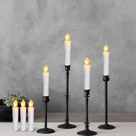 200 hours Realistic Flickering LED Candle Remote Timer for Christmas Gift Home Decor Centerpiece Wedding Artificial Flameless