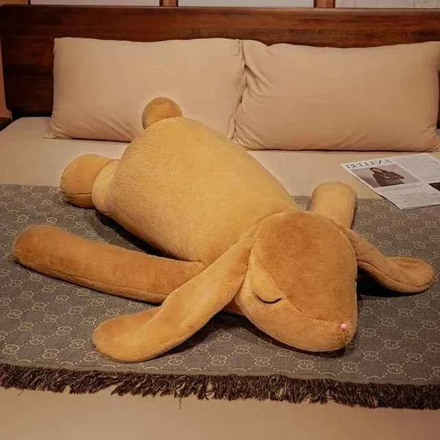 Giant Huggable Long Ears Bunny Plush Toy (35.4/47.2 in) - Soft Rabbit Stuffed Pillow Gift