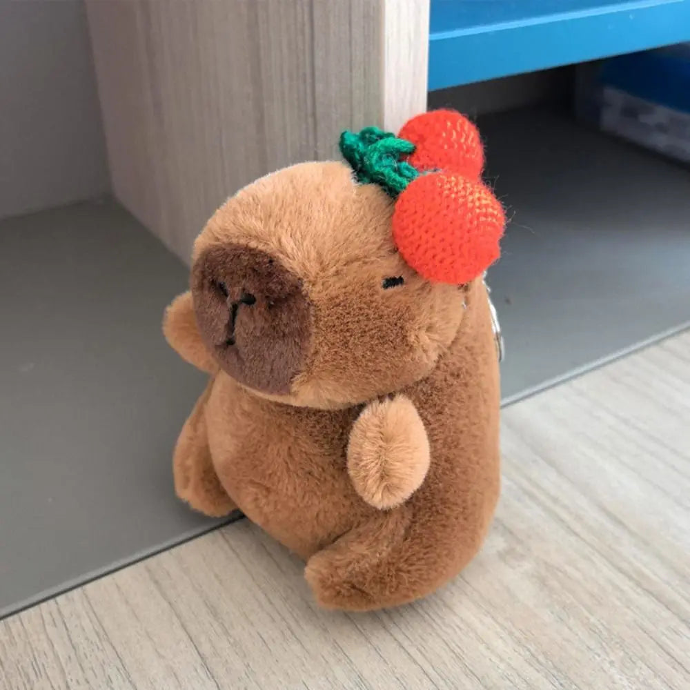Cute Capybara Plush Toy – Hoodie with Wings Stuffed Animal Doll
